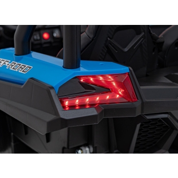 Duży Buggy dla dzieci UTV X3 Off-Road 2-osobowy 4 x 200W Niebieski BBH-028.NIE